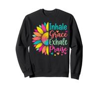 Inhale Grace Exhale Praise Sudadera