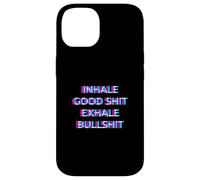Inhale The Good Exhales The Bad Weed Cannabis 420 Pot Smoke Carcasa para iPhone 14