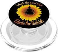 Inhale The Good Shit Exhale The Bullshit, Regalo de Yoga PopSockets PopGrip para MagSafe