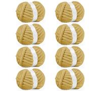 inhand Manta de punto, cálida, suave, ligera, transpirable, con flecos, decoración del hogar, para sofá, salón, granja, exteriores, otoño, verano, 127 x 152 cm, amarillo