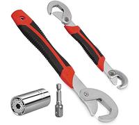 INHEMI 2 Piezas Universal Llaves Inglesas Ajustable Bloqueo Rápido de 8-32mm,con Mango Cómodo