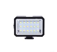 ini - Luz LED de relleno para Insta360 para X5, IPX8 impermeable lámpara de montaje en zapata fría, luz de video compacta para buceo de PC para sesión de fotografía subacuática