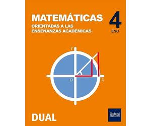 Inicia Matemáticas orientadas a las enseñanzas académicas 4º ESO. Libro del alumno