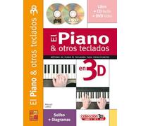 Iniciación al piano y otros teclados en 3D - 1 Libro + 1 CD + 1 DVD