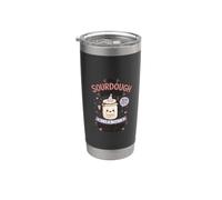 Iniciador de masa madre Mejor vida social que yo introvertido Vaso térmico de acero inoxidable de doble pared