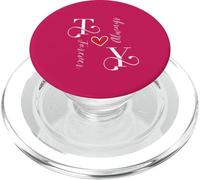 Iniciales para parejas T & Y, boda, aniversario, Mr & Mrs PopSockets PopGrip para MagSafe