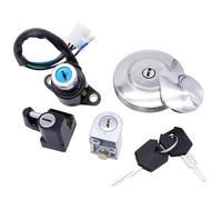 Iniciar Compatible Con Para CA125 Para CA 125 1995 1996 1997 1998 1999 Cubierta Tapa Combustible Motocicleta Interruptor Encendido Casco Juego Llaves Bloqueo