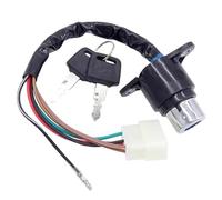 Iniciar Compatible Con Para Hawk 450 Para CB450T 1982 Para Hawk I 400 Para CB400T 1978 1979 Bloqueo Interruptor Encendido Motocicleta 5 Cables Con 2 Llaves