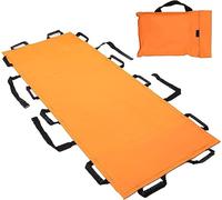 Inicio Camilla Plegable Engrosada, 12 Asas de Primeros Auxilios Camilla Familiar Suave con Bolso, Sencilla Unidad de Transporte Portátil Suave para Trabajos de Emergencia