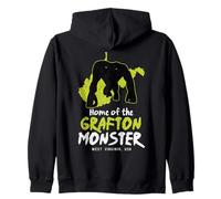 Inicio De Grafton Monster West Virginia State America Cryptid Sudadera con Capucha