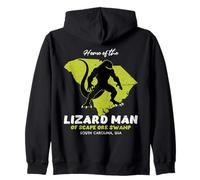 Inicio De Hombre Lagarto Carolina Del Sur Estado De American Cryptid Sudadera con Capucha