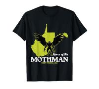 Inicio De La Polilla West Virginia State Funny Cryptid Camiseta