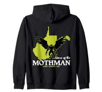 Inicio De La Polilla West Virginia State Funny Cryptid Sudadera con Capucha