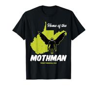 Inicio De Mothman West Virginia Estado De American Cryptid Camiseta