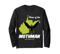 Inicio De Mothman West Virginia Estado De American Cryptid Manga Larga