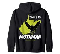 Inicio De Mothman West Virginia Estado De American Cryptid Sudadera con Capucha