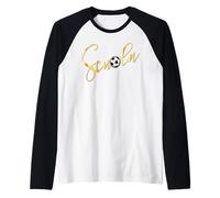 Inicio del Curso en Italia Niño Italiano Escolar Fútbol Camiseta Manga Raglan