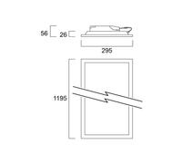 Inicio del panel LED Sylvania, 120 x 30 cm, 840, DALI, 29 W True