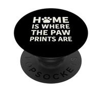 Inicio Donde están las huellas de la pata. Amor de mascotas. PopSockets PopGrip Adhesivo