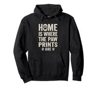 Inicio Donde están las huellas de la pata. mascota vintage. Sudadera con Capucha