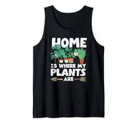 Inicio Donde mis Plantas Son Jardinero Amante de Las Plantas Camiseta sin Mangas