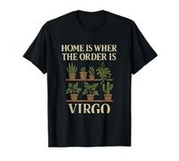 Inicio Es Donde El Orden Está Virgo Gráfico Del Zodiaco Camiseta