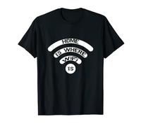Inicio Es Donde El Wifi Está Camisa Camiseta