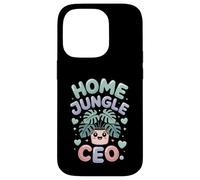 Inicio Jungle CEO Plant Parent Indoor Gardener Vibes Carcasa para iPhone 14 Pro