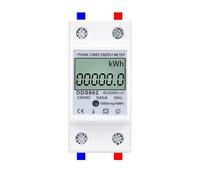 Inicio Medidor de energía único Tipo de disyuntor La pantalla precisa monitorea el voltaje de suministro, la corriente y la energía utilizada