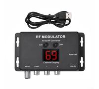 Inicio Modulador RF Convertidor AV a RF, soporta formatos NTSC/PAL y amplio rango de frecuencia