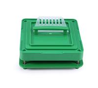 Inicio Placas de cápsulas vacías con esparcidor 100 agujeros en polvo Cosméticos cápsulas Manual