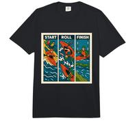 Inicio Rodillo Acabado Kayak Cross Comfort Colors Adult Heavyweight T-Shirt