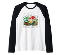 Inicio s Donde mis Plantas Son Gracioso Jardinero de gnomos Camiseta Manga Raglan