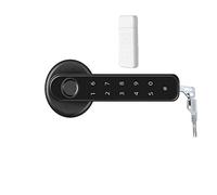 Inicio Smartlife Huella digital y amp;PIN Wireless Smart Handle Lock Biometría Tuya Blue-tooth Control de acceso Cerradura puerta Fácil instalación.(Kit6)