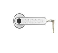 Inicio Smartlife Huella digital y amp;PIN Wireless Smart Handle Lock Biometría Tuya Blue-tooth Control de acceso Cerradura puerta Fácil instalación.(Kit2)