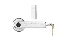 Inicio Smartlife Huella digital y amp;PIN Wireless Smart Handle Lock Biometría Tuya Blue-tooth Control de acceso Cerradura puerta Fácil instalación.(Kit5)