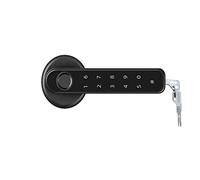 Inicio Smartlife Huella digital y amp;PIN Wireless Smart Handle Lock Biometría Tuya Blue-tooth Control de acceso Cerradura puerta Fácil instalación.(Kit3)