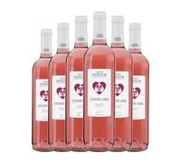 Iniesta Corazón Loco Bobal Vino de la Tierra de Castilla Joven 75 cl Vino rosado (Caja de 6 Botellas de 75 cl)