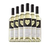 Iniesta Corazón Loco Vino de la Tierra de Castilla Joven 75 cl Vino blanco (Caja de 6 Botellas de 75 cl)