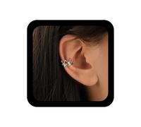 Inilbran Boho Corona Oreja Manguito Pendientes Vintage Hueco Princesa Manguito Cartílago Pendientes De Plata Corona Envoltura Aro Pendiente No Piercing Clip Pendiente De La Joyería Para Las Mujeres