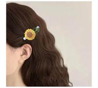 Inilbran Boho Girasol Pinza De Pelo Pasadores Flor Francesa Perla Pasador De Pelo Girasol Pelo Pinzas De Cocodrilo Vintage Margarita Flor Pinza De Pelo Accesorios Para El Cabello Para Las Mujeres