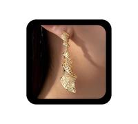 Inilbran Boho Gran Herradura Pendientes Colgantes Vintage Hueco Herradura Pendientes De Oro Caballo Casco Gota Pendiente Personalizado Exagerar Herraduras Pendientes De Joyería Para Las Mujeres