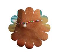 Inilbran Boho Tobilleras Grano De La Semilla Del Arco Iris De Cuentas De Arroz Tobillo Pulsera De La Cadena Del Tobillo Colgante De Cuentas De Colores Joyería De La Cadena Del Pie Para Las Mujeres Y