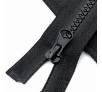 ININOSNP Accesorios de Costura Chaquetas de plumón, Accesorios de Costura DIY, Cremalleras largas for Ropa 1 ud.(Nero,90cm)