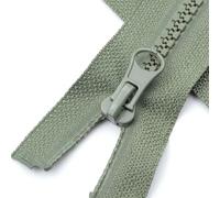ININOSNP Accesorios de Costura Cremallera Abierta: Adecuada for Ropa, Costura y Bolsos de Bricolaje, 1 Pieza(Green,50cm)