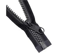 ININOSNP Accesorios de Costura Cremallera Abierta de una Cara/Doble Cara, Adecuada for Sacos de Dormir y Accesorios de Costura for Tiendas de campaña, 1 Unidad(Single Sided,100cm)