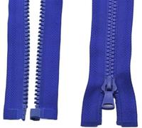 ININOSNP Accesorios de Costura Cremallera de plástico con Cierre automático Tipo Deslizador, Adecuada for Costura de Prendas, 2 Piezas(Blue2,90cm)