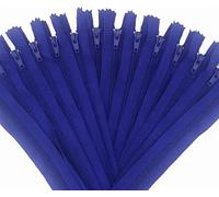 ININOSNP Accesorios de Costura Cremalleras en Espiral de Nailon de 10 cm - Suministros de Costura DIY for Ropa - 10 Piezas(Dark Blue)