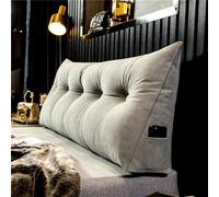 ININOSNP Almohada de Espuma viscoelástica para la Espalda Cojín Triangular en Forma de cuña for cabecera, Respaldo de sofá, Soporte de Lectura for Cama(60cm)