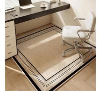 ININOSNP Almohadillas Protectoras para baldosas Tapete Redondo for Silla de Oficina, Adecuado Tanto for alfombras como for Pisos de Madera: protección versátil(Rules,100x100cm)